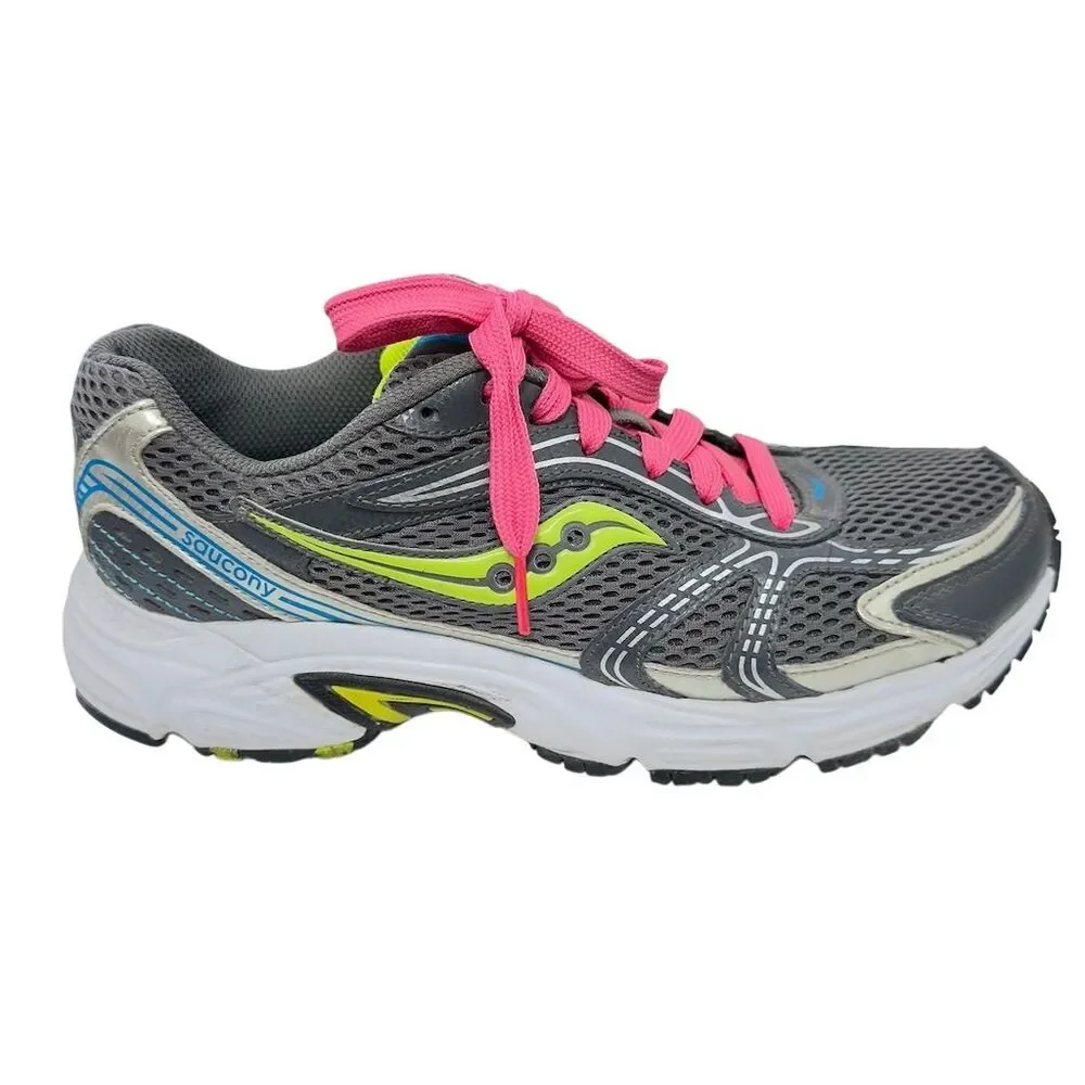 Saucony Oasis Women's Running Shoes‎ Gray/Pink Size 9 Athletic Sneakers